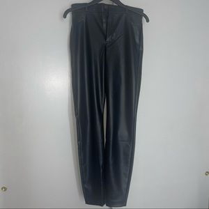 Zara leather leggings